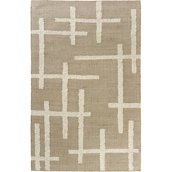 Rugs Town Natural/Ivory 82519 5 ft. X 7 ft. 9 in. Rect. Rug
