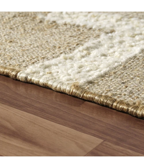 LR Home Geoblend Natural/Ivory 82519 7 ft. 9 in. X 9 ft. 9 in. Rect. Rug