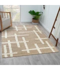 LR Home Geoblend Natural/Ivory 82519 7 ft. 9 in. X 9 ft. 9 in. Rect. Rug