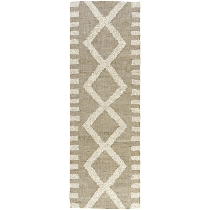 Rugs Town Natural/Ivory 82522 2 ft. 6 in. X 8 ft. Rect. Rug