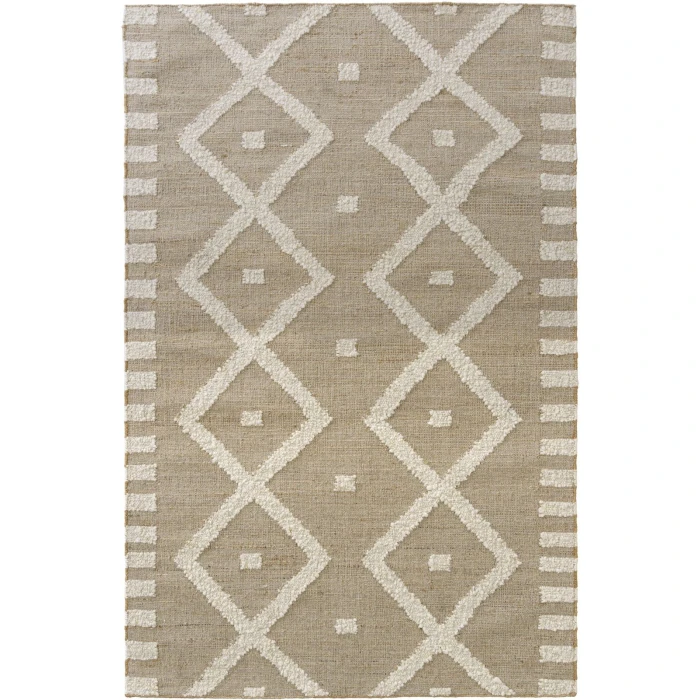 Rugs Town Natural/Ivory 82522 5 ft. X 7 ft. 9 in. Rect. Rug