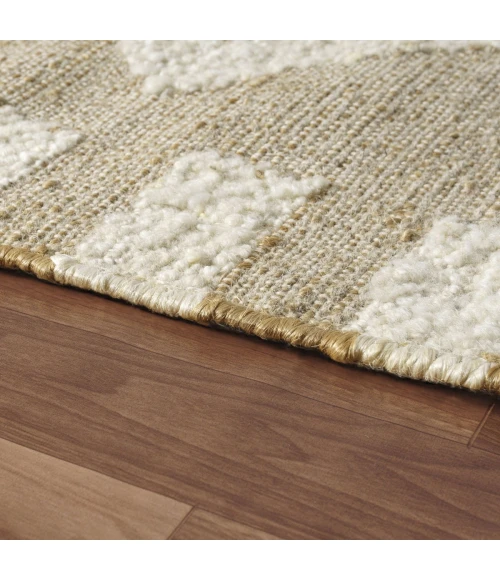 LR Home Geoblend Natural/Ivory 82522 7 ft. 9 in. X 9 ft. 9 in. Rect. Rug