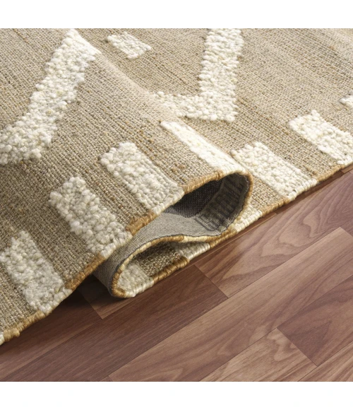 LR Home Geoblend Natural/Ivory 82522 7 ft. 9 in. X 9 ft. 9 in. Rect. Rug