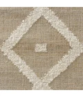 LR Home Geoblend Natural/Ivory 82522 7 ft. 9 in. X 9 ft. 9 in. Rect. Rug