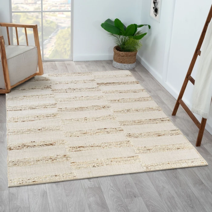 Rugs Town Ivory/Natural 82523 9 ft. X 12 ft. Rect. Rug