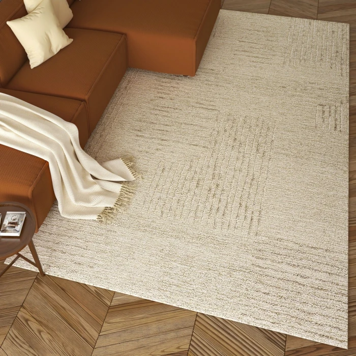 Rugs Town Beige/Cream 82445 10 ft. X 14 ft. Rect. Rug