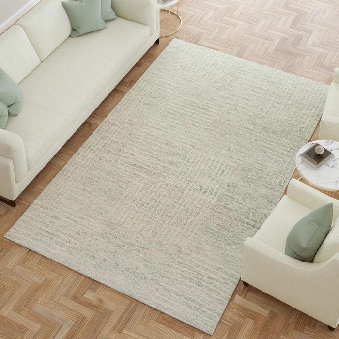 Rugs Town Teal/Ivory 82446 10 ft. X 14 ft. Rect. Rug