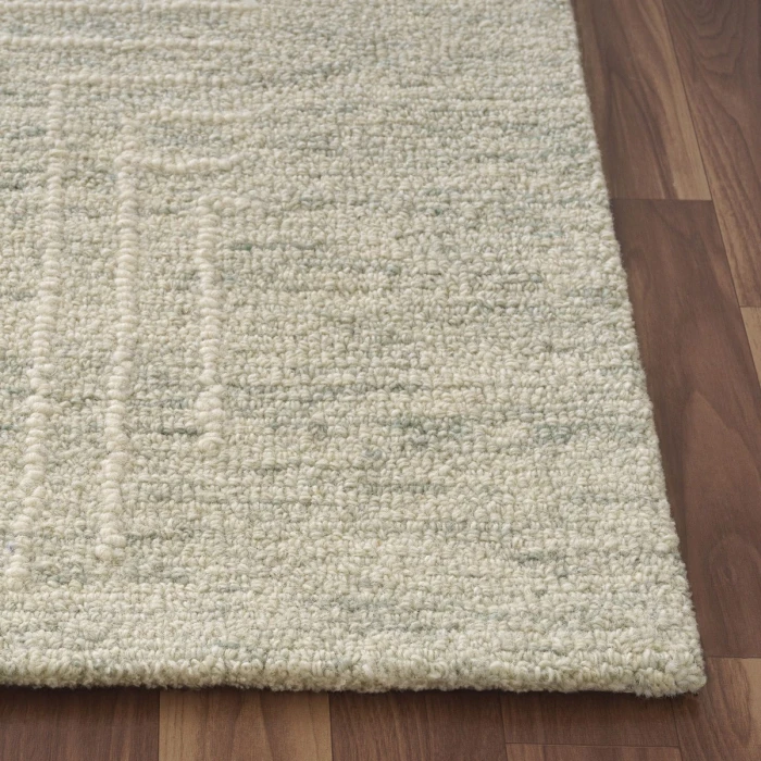 Rugs Town Teal/Ivory 82446 10 ft. X 14 ft. Rect. Rug