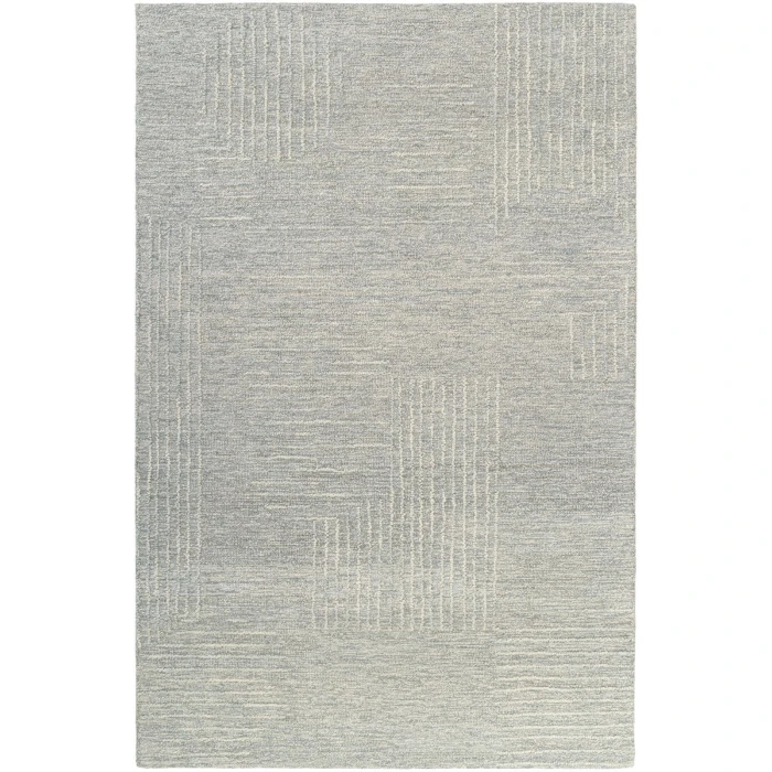 Rugs Town Light Gray/ Ivory 82447 10 ft. X 14 ft. Rect. Rug
