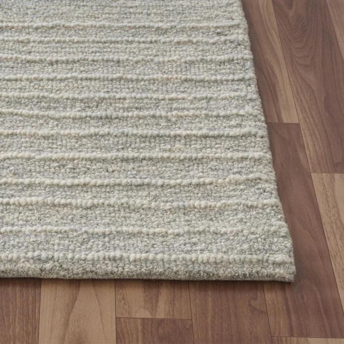 Rugs Town Light Gray/ Ivory 82447 10 ft. X 14 ft. Rect. Rug