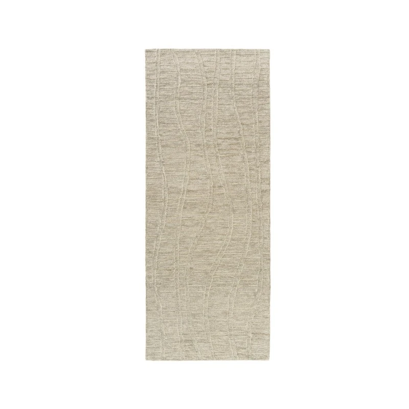 Rugs Town Light Taupe/Cream 82448 2 ft. 6 in. X 8 ft. Rect. Rug