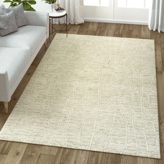 Rugs Town Light Taupe/Cream 82448 10 ft. X 14 ft. Rect. Rug