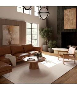 Rugs Town 82450 Ivory 9ft. x 12ft. Rect. Rug