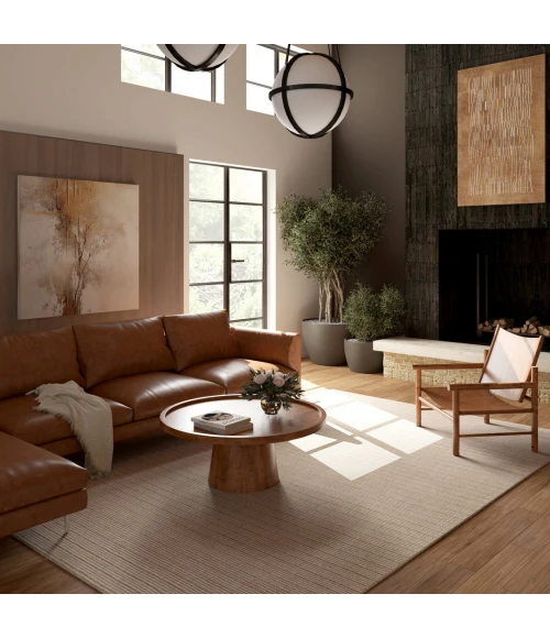 Rugs Town Helix Beige Chaparro 9ft. x 12ft. Rect. Rug