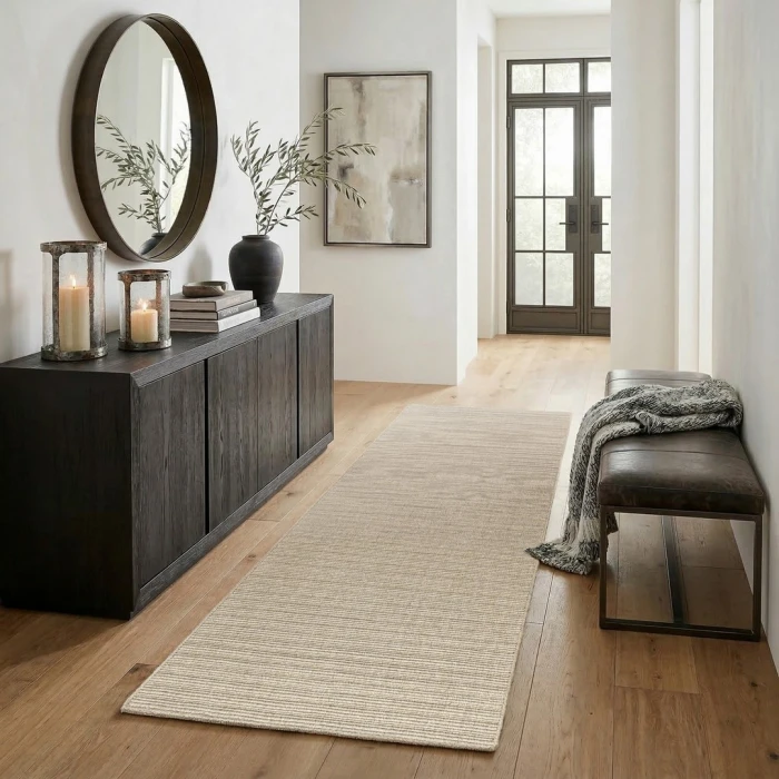 LR Home Helix Beige Chaparro 2ft.6in. x 8ft. Rect. Rug