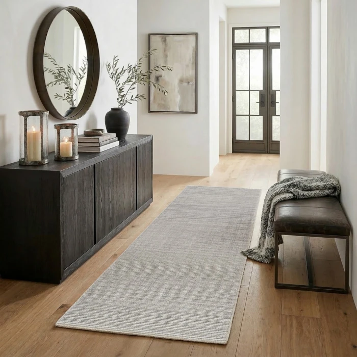 Rugs Town Gray Chaparro 2ft.6in. x 8ft. Rect. Rug