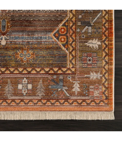 LR Home Holi 81771 Red/ Yellow 2' X 6' Rect. Rug