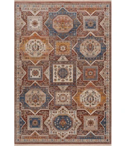 LR Home Holi Red HOLIC 9ft. x 12ft. Rectangle Rug