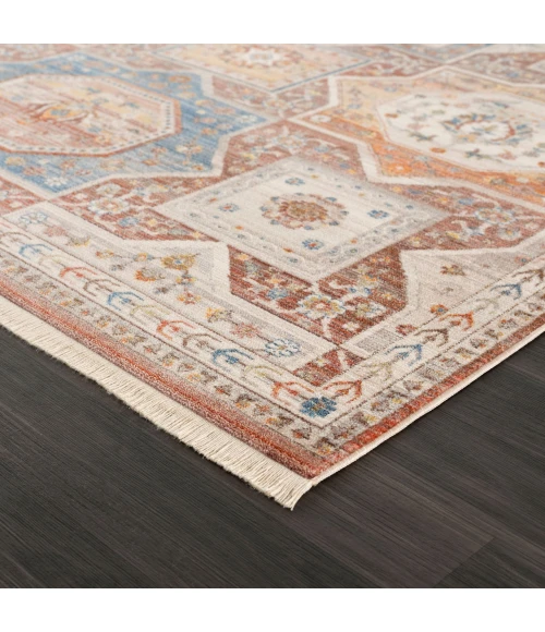 LR Home Holi Red HOLIC 9ft. x 12ft. Rectangle Rug