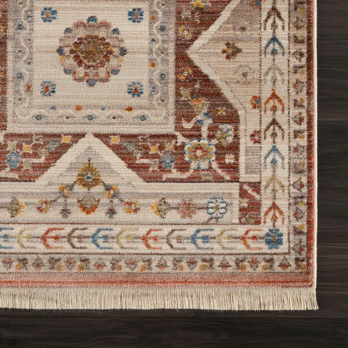 Rugs Town Red HOLIC 9ft. x 12ft. Rectangle Rug