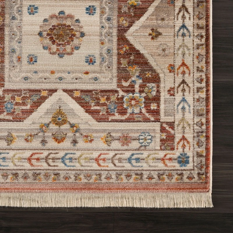Rugs Town Red HOLIC 9ft. x 12ft. Rectangle Rug