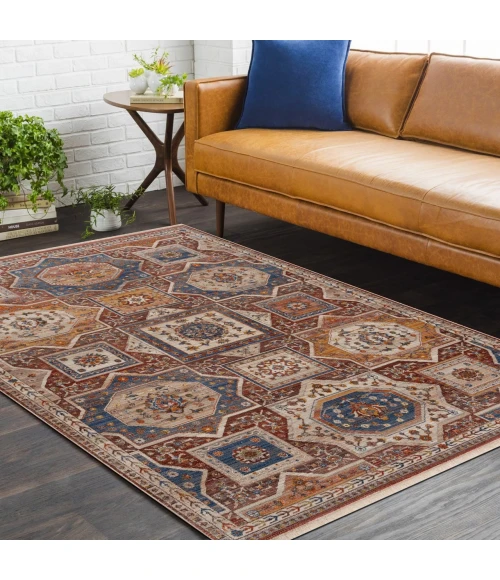 LR Home Holi Red HOLIC 9ft. x 12ft. Rectangle Rug