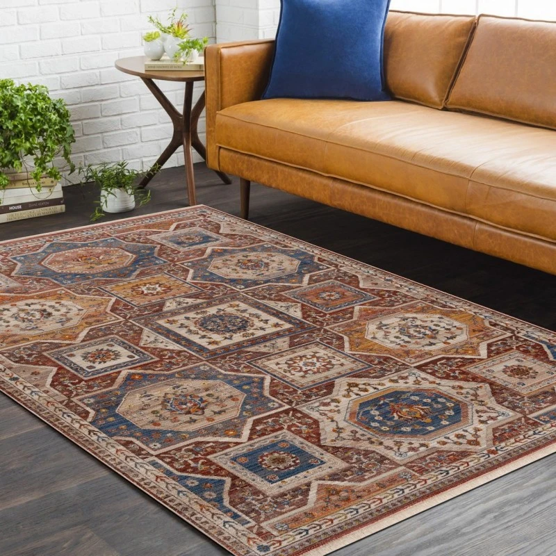 Rugs Town Red HOLIC 9ft. x 12ft. Rectangle Rug