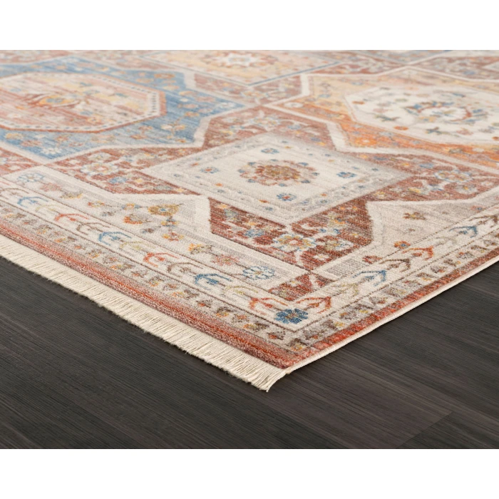 Rugs Town 81772 Red/ Gray 5' X 8' Rect. Rug