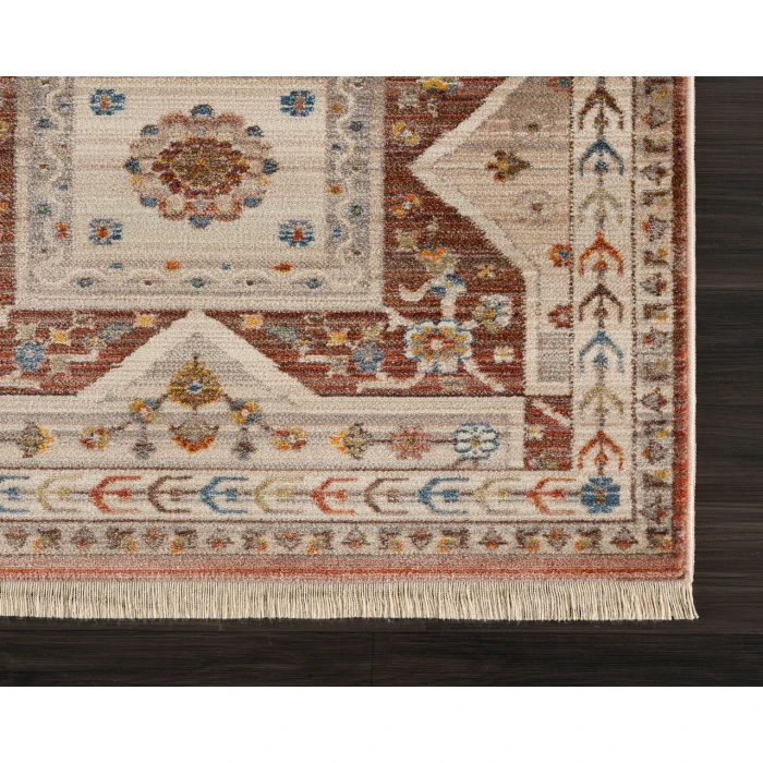 Rugs Town 81772 Red/ Gray 5' X 8' Rect. Rug