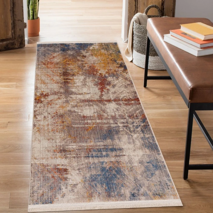 Rugs Town 81773 Gray/ Multi 2' X 6' Rect. Rug