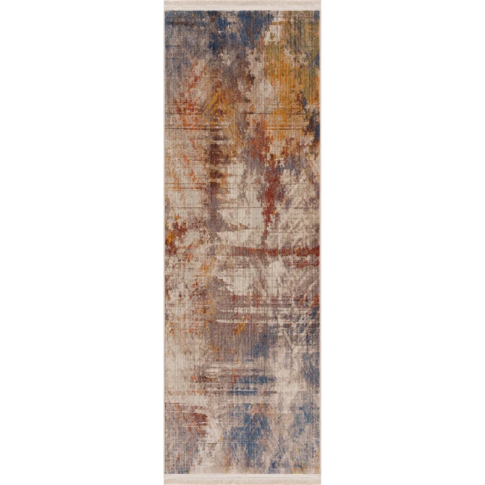 Rugs Town 81773 Gray/ Multi 2' X 6' Rect. Rug
