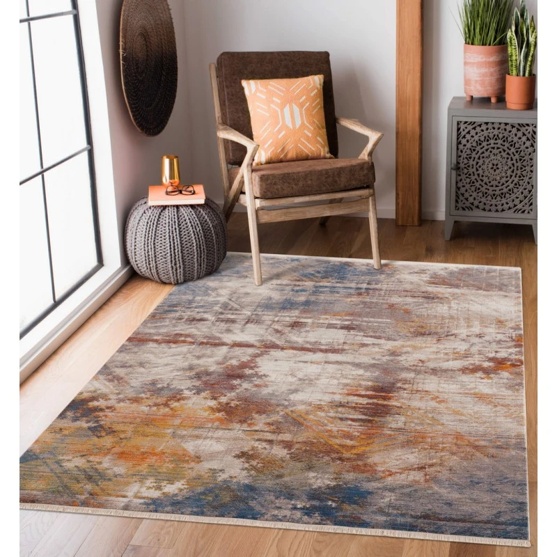 Rugs Town 81773 Gray/ Multi 9' X 12' Rect. Rug
