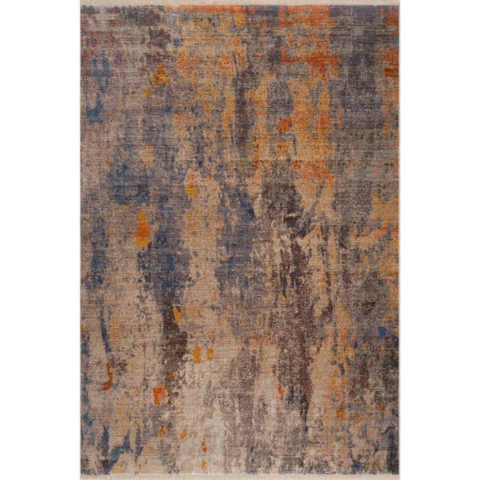 LR Home Holi 81774 Beige/ Blue 9' X 12' Rect. Rug