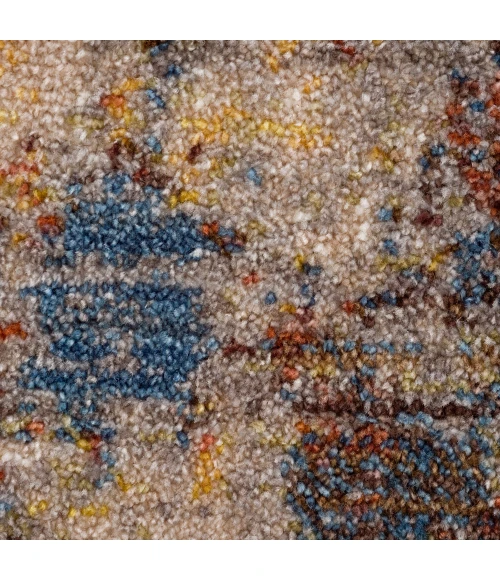 LR Home Holi 81774 Beige/ Blue 2' X 6' Rect. Rug