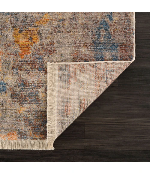 LR Home Holi 81774 Beige/ Blue 2' X 6' Rect. Rug