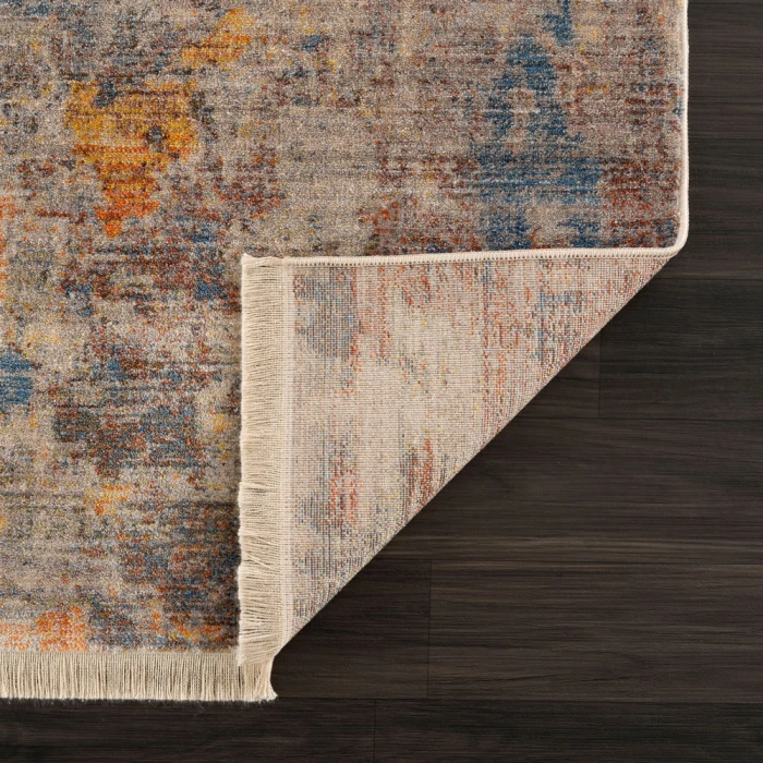 Rugs Town 81774 Beige/ Blue 2' X 6' Rect. Rug