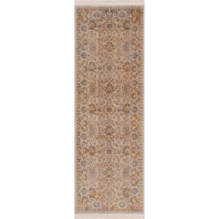 Rugs Town 81775 Ivory/ Multi 2' X 6' Rect. Rug