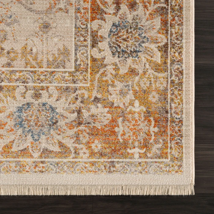 Rugs Town 81775 Ivory/ Multi 4' X 6' Rect. Rug