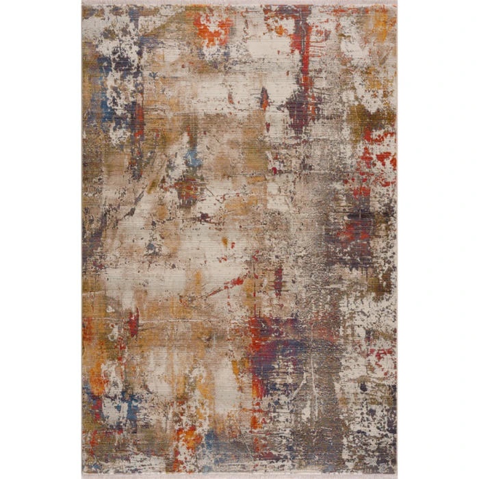 Rugs Town 81776 Gray/ Multi 4' X 6' Rect. Rug