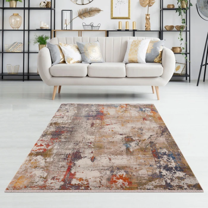 Rugs Town 81776 Gray/ Multi 4' X 6' Rect. Rug