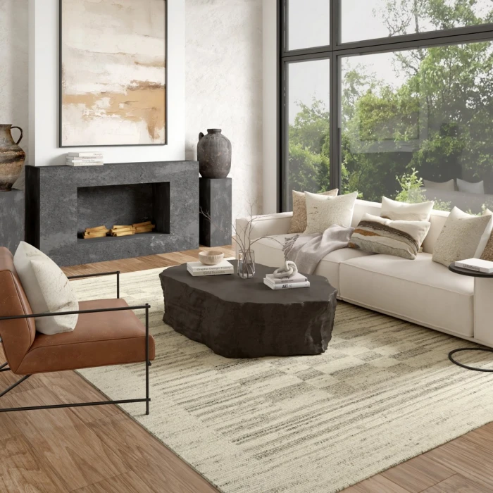Rugs Town Ivory Renata 10ft. x 14ft. Rect. Rug