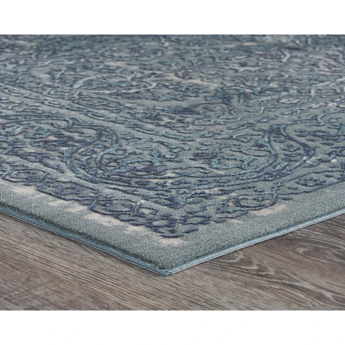 Rugs Town 81511 Niagara Blue 9'-6" X 13'-0 Rect. Rug