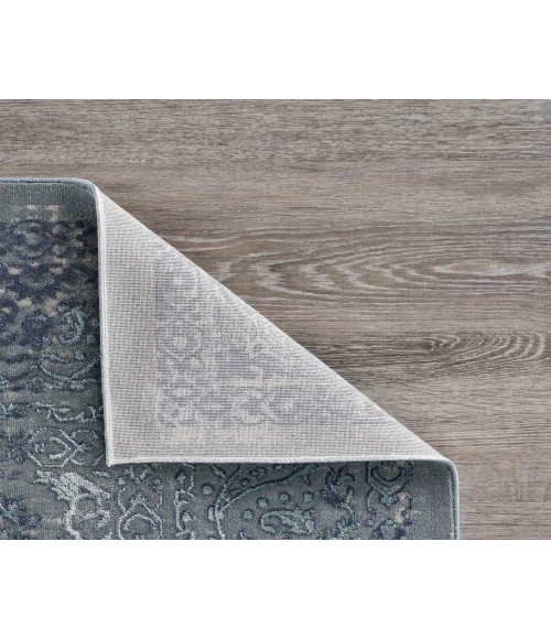 LR Home IMAGINE 81511 Niagara Blue 7'-9" X 10'-9 Rect. Rug