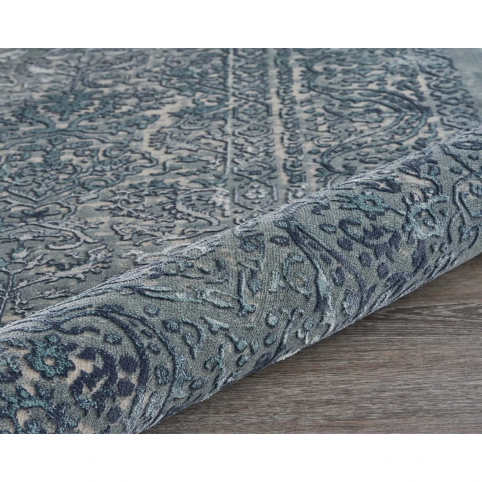 Rugs Town 81511 Niagara Blue 9'-6" X 13'-0 Rect. Rug