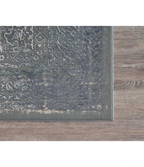 LR Home IMAGINE 81511 Niagara Blue 7'-9" X 10'-9 Rect. Rug