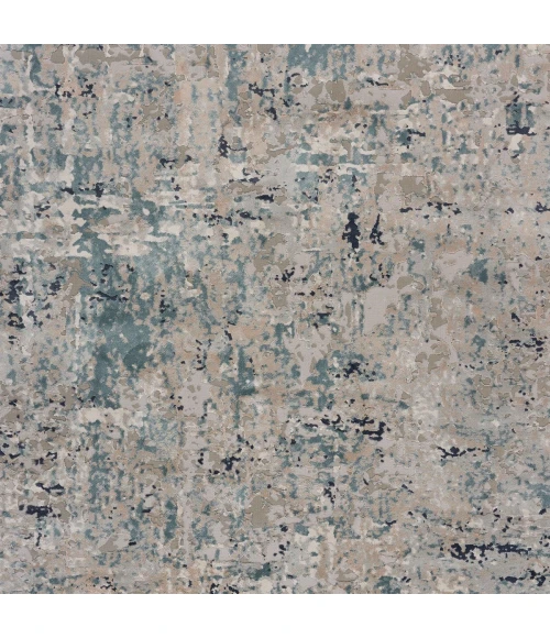 LR Home Imagine Gray/Blue/Taupe/Cream 81513 5 ft. 3 in. X 7 ft. 6 in. Rect. Rug