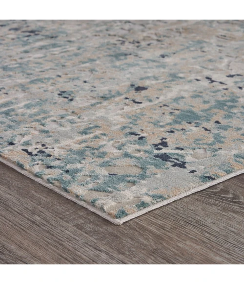 LR Home Imagine Gray/Blue/Taupe/Cream 81513 5 ft. 3 in. X 7 ft. 6 in. Rect. Rug