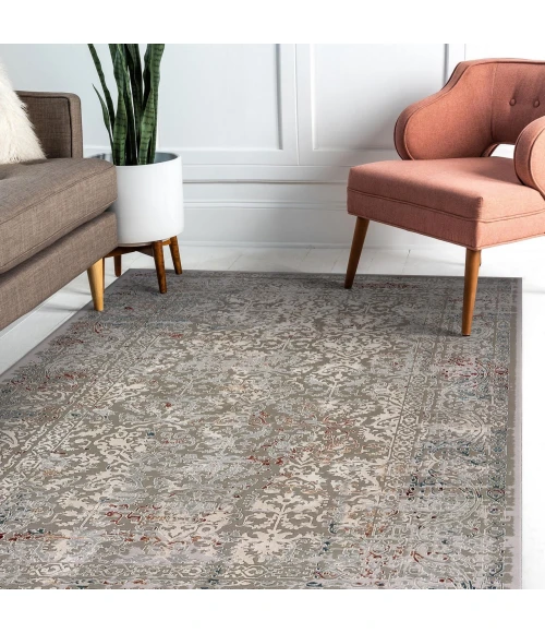 LR Home Imagine Gray IMAGI 5ft.3in. x 7ft.6in. Rectangle Rug