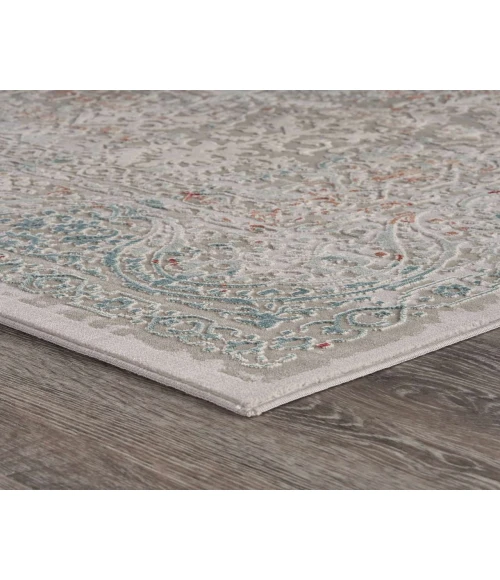 LR Home IMAGINE 81515 Stone Wine 1'10" X 3'0 Rect. Rug