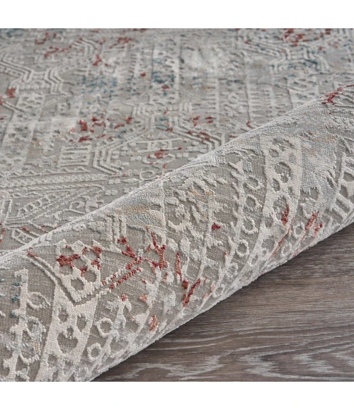 LR Home IMAGINE 81516 Harbor Mist/ Coconut Milk 7'-9" X 10'-9 Rect. Rug